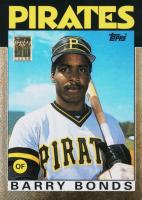 2001 Topps Traded #T114 Barry Bonds 1986 Reprint-Gold Baseball Card