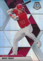 2020 Panini Chronicles Mosaic #82 Mike Trout Silver Baseball Card