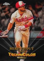 2023 Topps Chrome Topps in Technicolor #TT1 Mike Trout Baseball Card