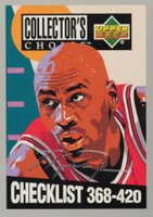 1994 Collector's Choice #420 Michael Jordan Checklist-Silver Signature Basketball Card