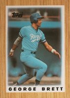 1987 Topps Mini League Leaders #57 George Brett Baseball Card