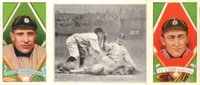 1912 Hassan Triple Folders # A Desperate Slide for 3rd O'Leary/Cobb Baseball Card