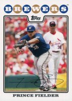 2008 Topps #450 Prince Fielder Baseball Card
