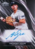 2024 Topps Chrome Black Autographs #AV Anthony Volpe Baseball Card