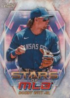 2023 Topps Stars of the MLB Chrome #SMLBC17 Bobby Witt Jr. Baseball Card