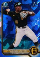 2022 Bowman Draft Chrome Sapphire Edition #BDC130 Termarr Johnson Baseball Card