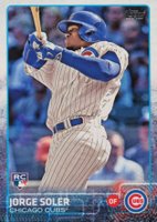2015 Topps #108 Jorge Soler Swinging Up Baseball Card