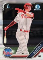 2019 Bowman Draft #BDC79 Bryson Stott Chrome Baseball Card