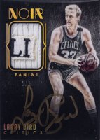 2014 Panini Noir Autograph Materials Prime Color #AC-LB Larry Bird Tag Basketball Card