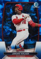 2023 Bowman Chrome Sapphire Edition #18 Jordan Walker Baseball Card