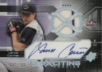 2004 SPx #174 Lance Cormier Signed Jersey Baseball Card