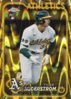 2024 Topps Gilded Collection #18 Tyler Soderstrom Gold Raywave Baseball Card