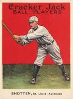 1915 Cracker Jack #86 Burt Shotten Baseball Card