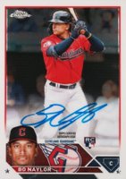 2023 Topps Chrome Rookie Autograph #RABN Bo Naylor Baseball Card