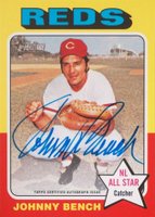 2024 Topps Heritage Real One Autographs #75ROJB Johnny Bench Baseball Card