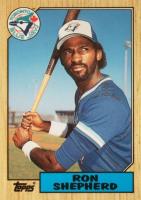1987 Topps Tiffany #643 Ron Shepherd Baseball Card