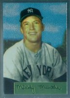 1996 Topps Mantle Finest #4 1954 Bowman Reprint Baseball Card
