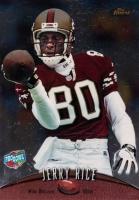 1998 Finest Pro Bowl Jumbos #8 Jerry Rice Football Card