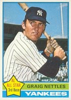1976 Topps #169 Graig Nettles Baseball Card
