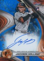 2024 Bowman's Best Best of 2024 Autographs #B24JH Jackson Holliday Blue Refractor Baseball Card