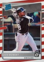 2020 Panini Donruss Optic #62 Luis Robert Freedom Choice Baseball Card