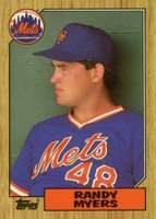 1987 Topps Tiffany #213 Randy Myers Baseball Card