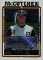 2005 Topps Chrome Updates & Highlights #UH234 Andrew McCutchen Autograph Baseball Card