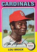 1975 Topps #540 Lou Brock Baseball Card