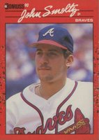 1990 Donruss #121 John Smoltz Baseball Card