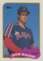 1989 Topps #243 Bob Boone Baseball Card