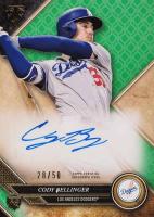 2017 Topps Triple Threads Rookie Autograph #RA-CB Cody Bellinger Emerald Baseball Card
