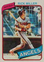 1980 Topps #48 Rick Miller Baseball Card
