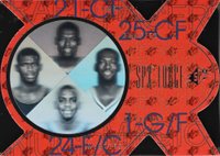 1996 SPx Force #F4 Anfernee Hardaway/Antonio McDyess/Erick Dampier/Marcus Camby Basketball Card