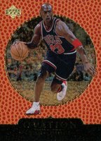 1998 Upper Deck Ovation #7 Michael Jordan Gold Basketball Card