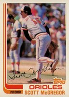 1982 Topps #617 Scott McGregor Baseball Card