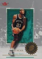 2000 Fleer Authority #89 Tim Duncan Basketball Card