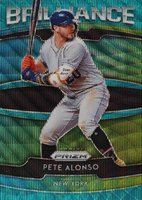 2020 Panini Prizm Brilliance #B3 Pete Alonso Teal Wave Prizm Baseball Card