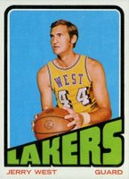 1972 Topps #75 Jerry West Basketball Card