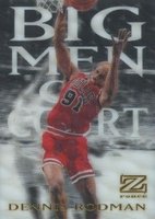 1997 Skybox Z-Force Big Men on Court #14 Dennis Rodman Basketball Card