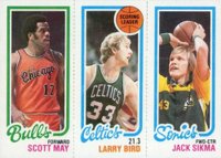 1980 Topps # May/Bird/Sikma Basketball Card