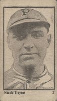 1923 Maple Crispette #2 Harold Traynor Baseball Card