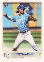 2022 Topps MLB 3D #7 Bobby Witt Jr. Baseball Card
