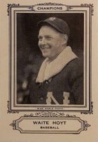 1926 Spalding Champion # Waite Hoyt Baseball Card