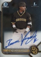 2022 Bowman Chrome Prospect Autographs #CPARV Rosman Verdugo Baseball Card