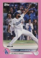 2022 Topps Mini #396 Kenley Jansen Pink Baseball Card