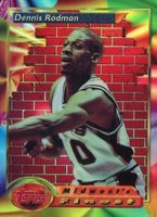 1993 Finest #113 Dennis Rodman Refractor Basketball Card