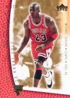 2001 Upper Deck MJ's Back #MJ-38 Michael Jordan 23 Karat Gold Basketball Card