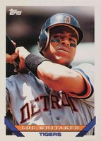1993 Topps #160 Lou Whitaker Baseball Card