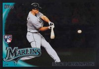 2010 Topps Update #US50 Giancarlo Stanton Black Baseball Card