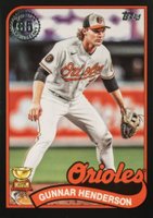 2024 Topps 1989 Topps Baseball #89B2-10 Gunnar Henderson Series 2-Black Baseball Card
